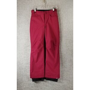 Roxy Snow Pants Girls XL 27x27 Berry Pink Insulated Dryflight 10K Nice!